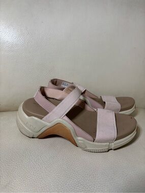 Mark Nason Blush Pink Strappy Sport Sandals